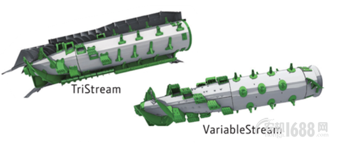 约翰迪尔S660联合收割机脱粒滚筒
